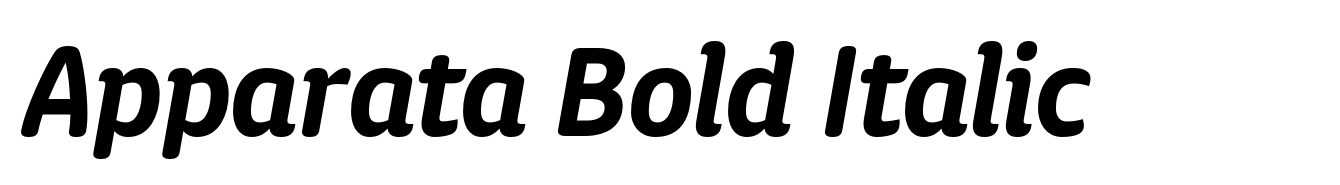 Apparata Bold Italic